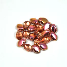   Gekko - cseh préselt szirom gyöngy - Crystal Capri Rose - 3x5mm