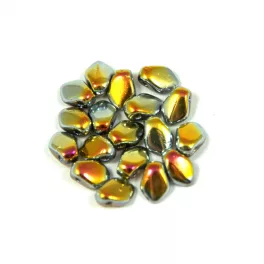 Gekko - cseh préselt szirom gyöngy - Crystal Marea - 3x5mm