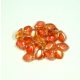 Gekko - cseh préselt szirom gyöngy - Crystal Apricot Medium - 3x5mm