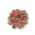 Gekko - cseh préselt szirom gyöngy - Crystal Frosted Apricot Medium - 3x5mm - 100db - AKCIOS