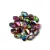 Gekko - cseh préselt szirom gyöngy - Crystal Magic Wine - 3x5mm