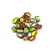 Gekko - Czech Pressed Petal Bead - Crystal Magic Red Yellow - 3x5mm