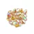 Gekko - Czech Pressed Petal Bead - Crystal Brown Rainbow - 3x5mm