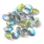 Gekko - cseh préselt szirom gyöngy - Crystal Blue Rainbow - 3x5mm