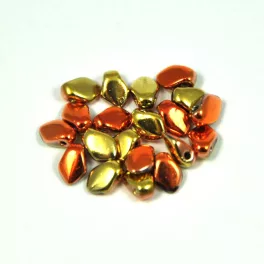   Gekko - cseh préselt szirom gyöngy - California Gold Rush - 3x5mm