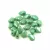 Gekko - Czech Pressed Petal Bead - White Green  Luster - 3x5mm