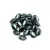 Gekko - Czech Pressed Petal Bead - Hematit - 3x5mm