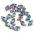 Gemduo bead - Backlit - Petroleum - 5x8 mm