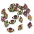 Gemduo bead - Crystal Luna Lilac - 5x8 mm