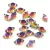 Gemduo bead - Backlit - Vapor - 5x8 mm