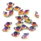 Gemduo bead - Backlit - Vapor - 5x8 mm