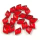 Gemduo bead - Transparent Light Siam Silver - 5x8 mm