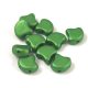 Ginko - Czech Pressed 2 Hole Glass Bead - Chatoyant Shimmer Artichoke - 7.5 x 7.5 mm