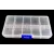 Bead container - 10 compartments - 13 x 7 x 2 cm