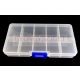 Bead container - 10 compartments - 13 x 7 x 2 cm