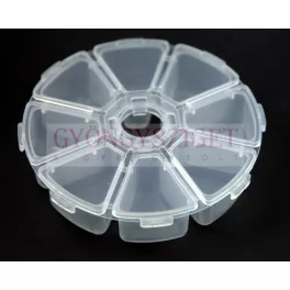 Bead container - 8 compartments - 10 cm diameter
