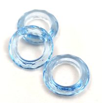 Műanyag gyűrű - Aqua - 20mm