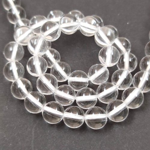 Bristol Stone (Crystal) - round bead - 10mm - strand