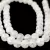 Bristol stone (crystal) - matt cracked - round bead - 6mm