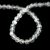 Bristol stone (crystal) - round bead - crushed - 6mm - on a strand