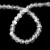 Bristol stone (crystal) - round bead - crushed - 8mm