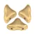 Hélios® par Puca®gyöngy - Light Gold Mat  - 6x10 mm
