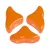 Hélios® par Puca® bead - Opaque Apricot - 6x10 mm