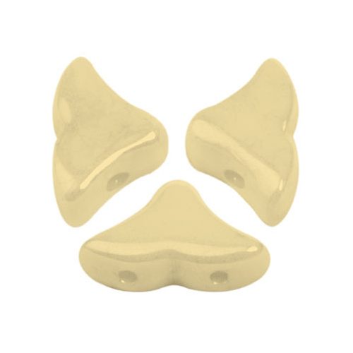 Hélios® par Puca®gyöngy - Ivory Ceramic Look - 6x10 mm
