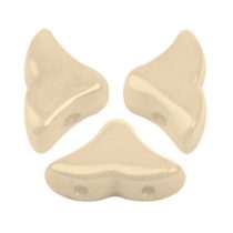   Hélios® par Puca®gyöngy - Opaque Beige Ceramic Look - 6x10 mm