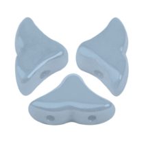   Hélios® par Puca®gyöngy - Opaque Blue Ceramic Look - 6x10 mm