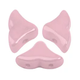   Hélios® par Puca®gyöngy - Opaque Light Rose Ceramic Look - 6x10 mm
