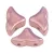 Hélios® par Puca® bead- Opaque Mix Violet Gold Ceramic Look - 6x10 mm