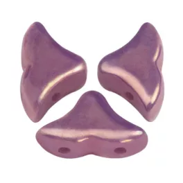   Hélios® par Puca®gyöngy - Opaque Mix Amethyst Gold Ceramic Look - 6x10 mm