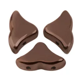 Hélios® par Puca®gyöngy - Dark Bronz - 6x10 mm