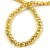 Hematite - faceted round bead - Gold colour - 3mm (appr. 140 pcs/strand)