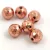 Hematite - round bead - faceted - Rose Gold colour - 10mm