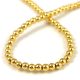 Hematite - round bead - Gold colour - 3mm (appr. 145 pcs/strand)
