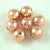 Hematit golyó gyöngy - rosegold színű - 10mm