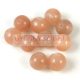 Moonstone round bead - Peach - 8mm