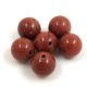 Sandstone - round bead - brown - 10mm