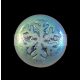 Glass cabochon - Snowflake - Crystal Matt AB - 21mm
