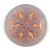 Üveg kaboson - Hópihe - Matt Opal Light Sapphire Copper  - 21mm