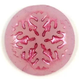 Üveg kaboson - Hópihe - Matt Opal Light Violet - 21mm
