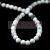 Howlite gyöngy - matt - 4mm - szálon
