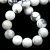 Howlite - round bead - matt - 6mm - strand
