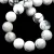 Howlite - round bead - matt white - 8mm