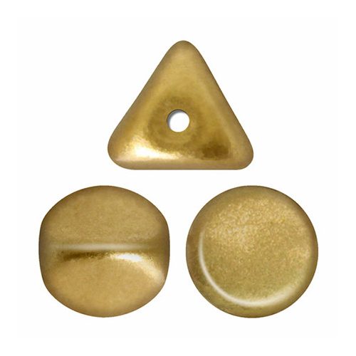 Ilos® par Puca®gyöngy - Light Gold Mat  - 5x5 mm
