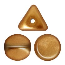 Ilos® par Puca®gyöngy - Bronze Gold Mat  - 5x5 mm