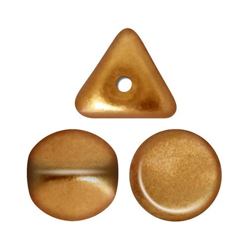 Ilos® par Puca®gyöngy - Bronze Gold Mat  - 5x5 mm
