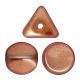 Ilos® par Puca®gyöngy - Matt Gold Copper - 5x5 mm